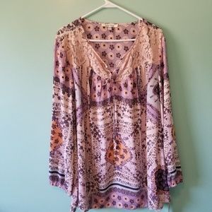 Black Rainn Women's Plus Blouse 3x